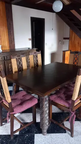 table en chêne massif