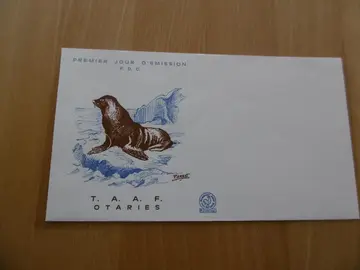 Enveloppe Premier Jour TAAF Otaries