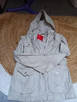 parka beige 7-8 ans