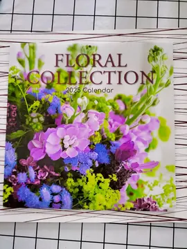 grandes photos floral sur calendrier 2025