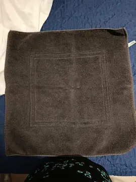 tapis de salle de bain noir