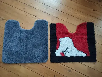 Lot de 2 tapis WC