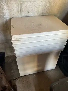 12 carreaux de plâtres