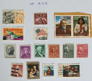 Lot A159 Timbres USA