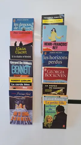 12 livres bon état