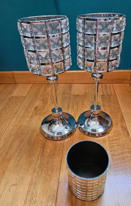 Lot bougeoirs
