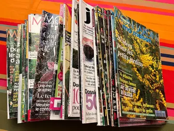 Nombreux magazines de jardinage
