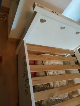 lit ikea blanc bois massif