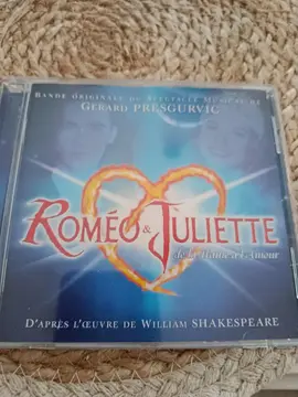 CD Roméo et Juliette comédie musicale