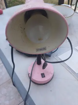 lampe chevet rose