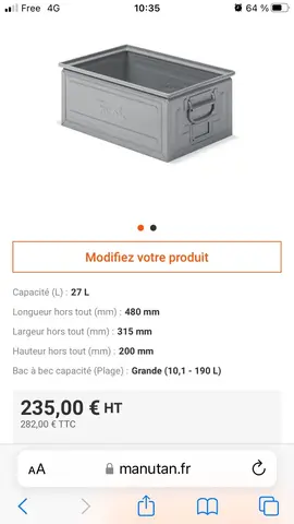 caisse Fami en acier