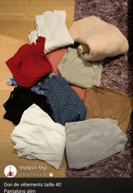 lot de vetements taille 40