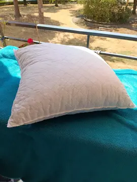coussin oreiller 58 x 58 bon état, propre