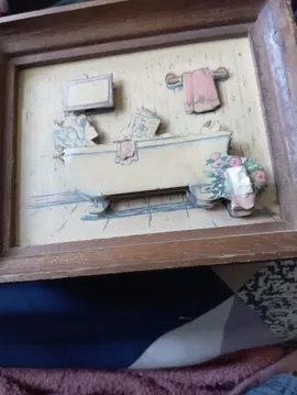 Cadre pour porte salle de bain