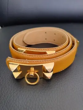 ceinture croûte de cuir de vachette