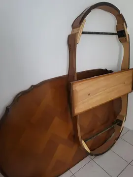 table en bois avec rallonges