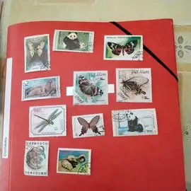 donne timbres annimaux 1lot part envoie