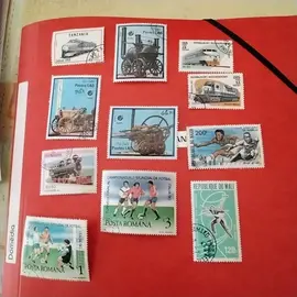donne timbres collection étrangers n78