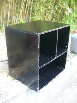 Cube de rangement en contreplaqué