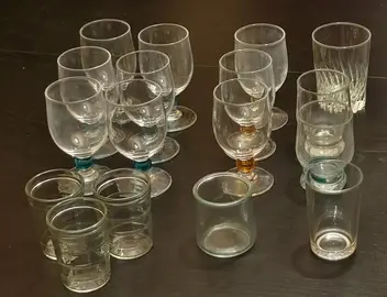 Lot de verres