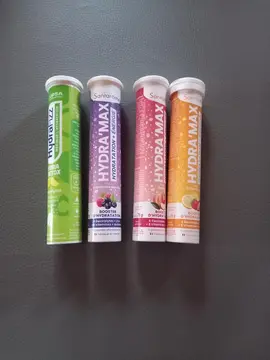Pastilles hydratation entamées