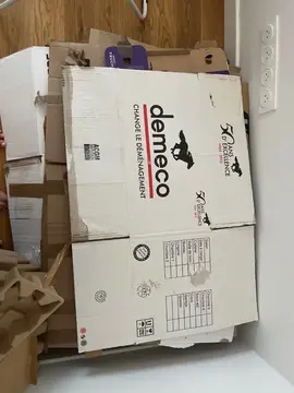 Cartons de déménagement