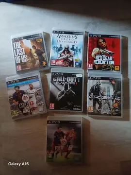 7 jeux PS3 et 2 DVD