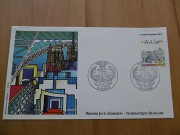Enveloppe Premier Jour Grand Louvre 1989