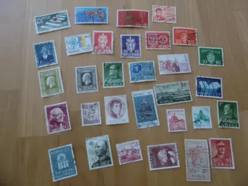 Timbres NORVEGE LOT 1