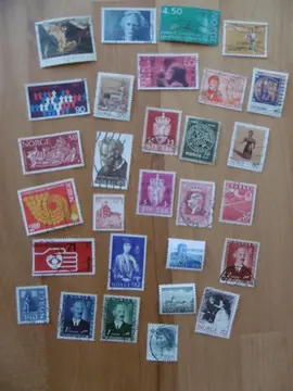 Timbres NORVEGE LOT 3