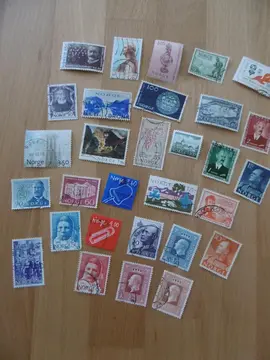 Timbres NORVEGE LOT 4