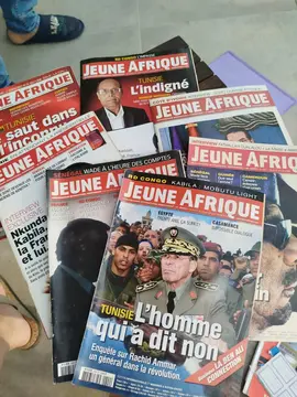 lot de 7 jeune Afrique Tunisie
