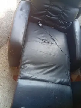 Fauteuil relax électrique massant noir GALLER