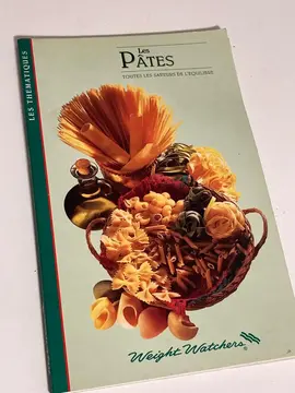 Livre de recettes Weight Watchers Les Pâtes