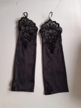 mitaines noires soirée