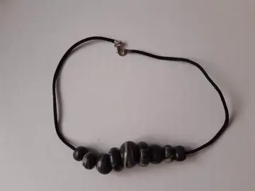 collier grosses perles