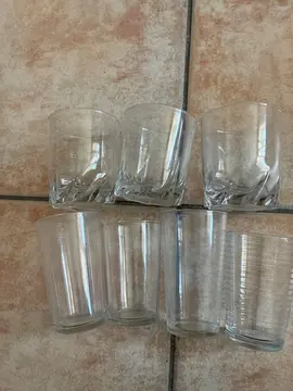 verres à eau