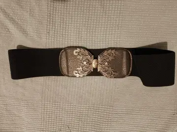 Ceinture élastique boucle florale grande taille