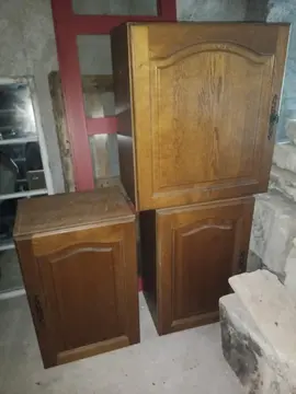 Ensemble de meubles de cuisine style ancien