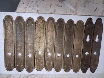 Poignées anciennes pour porte
