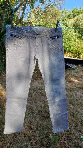Jean rayé femme T.40