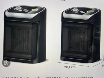 Mini chauffage électrique en bon état