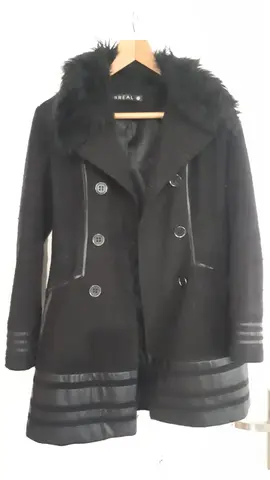 Manteau noir femme
