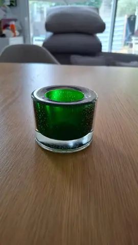 bougeoir vert