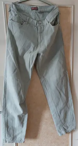 pantalon jean beige