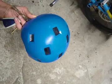 casque vélo XS bleu