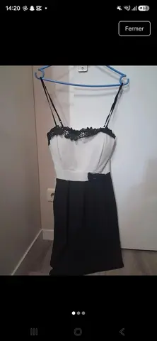 Robe bicolore
