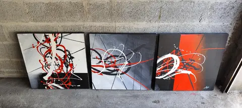 3 tableaux contemporains