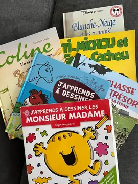 lot 4 de livres pour enfant 4-6 ans