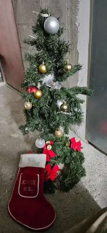 petit sapin + deco noel